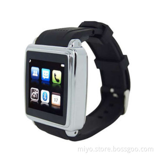 Touchscreen GSM Smartphone Watch, Flat Screen Design, Supports Multiple Languages